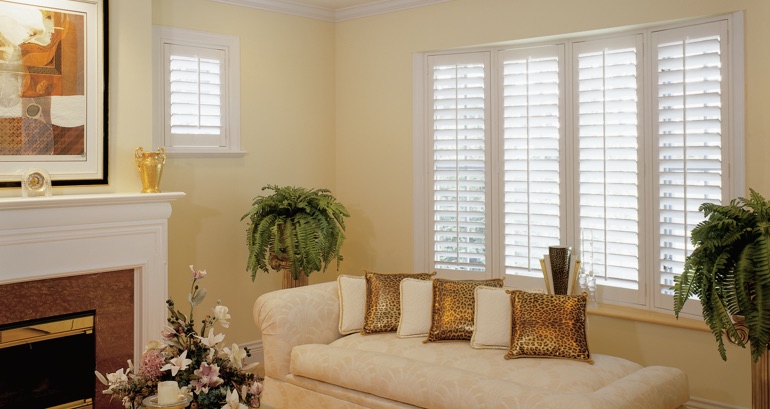 Dallas living room shutters